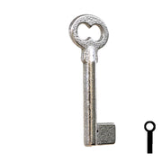 Uncut Key Blank | Barrel | 34B Flat Steel-Bit-Tubular-Key Ilco