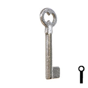 Uncut Key Blank | Barrel | 34B Flat Steel-Bit-Tubular-Key Ilco