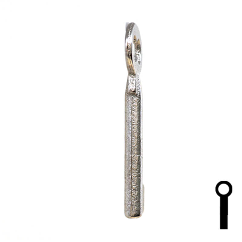 Uncut Key Blank | Barrel | 34B Flat Steel-Bit-Tubular-Key Ilco