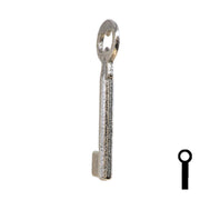 Uncut Key Blank | Barrel | 34B Flat Steel-Bit-Tubular-Key Ilco