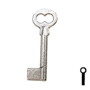 Uncut Key Blank | Barrel | 34B Flat Steel-Bit-Tubular-Key Ilco