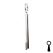 Uncut Key Blank | Barrel | BD141 Flat Steel-Bit-Tubular-Key Framon Manufacturing Company, Inc