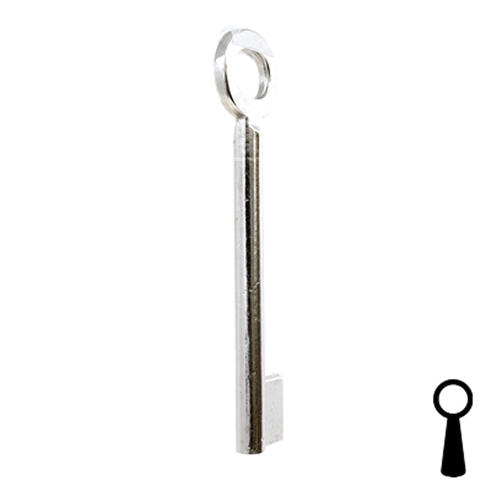 Uncut Key Blank | Barrel | BD141 Flat Steel-Bit-Tubular-Key Framon Manufacturing Company, Inc