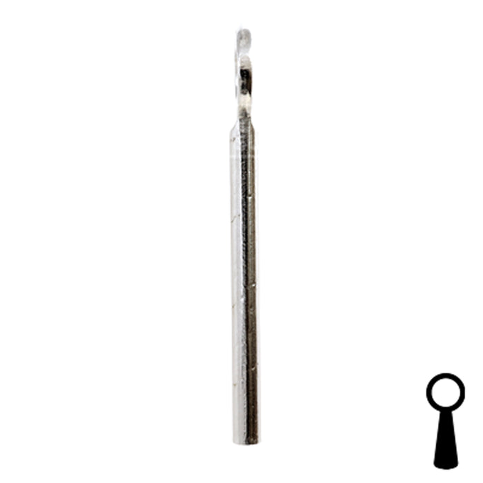 Uncut Key Blank | Barrel | BD141 Flat Steel-Bit-Tubular-Key Framon Manufacturing Company, Inc