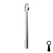 Uncut Key Blank | Barrel | BD141 Flat Steel-Bit-Tubular-Key Framon Manufacturing Company, Inc