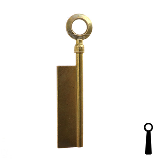 Uncut Key Blank | Barrel | BD172 Flat Steel-Bit-Tubular-Key Framon Manufacturing Company, Inc