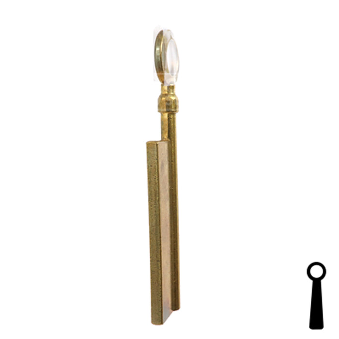 Uncut Key Blank | Barrel | BD172 Flat Steel-Bit-Tubular-Key Framon Manufacturing Company, Inc