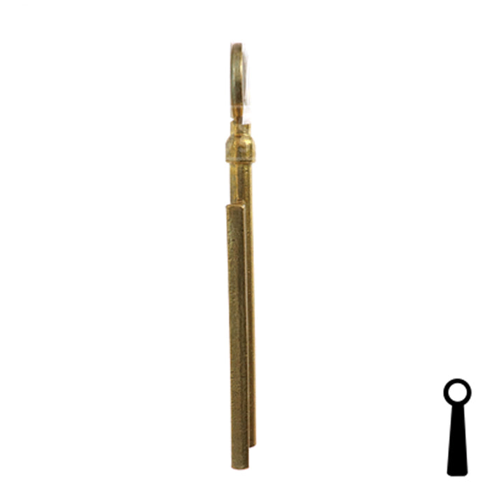 Uncut Key Blank | Barrel | BD172 Flat Steel-Bit-Tubular-Key Framon Manufacturing Company, Inc