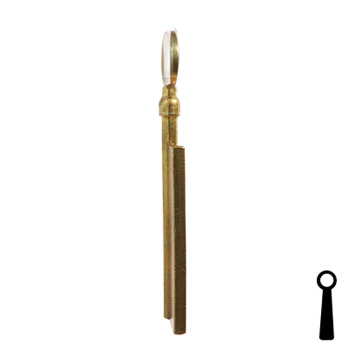 Uncut Key Blank | Barrel | BD172 Flat Steel-Bit-Tubular-Key Framon Manufacturing Company, Inc