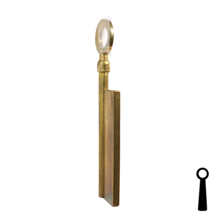 Uncut Key Blank | Barrel | BD172 Flat Steel-Bit-Tubular-Key Framon Manufacturing Company, Inc