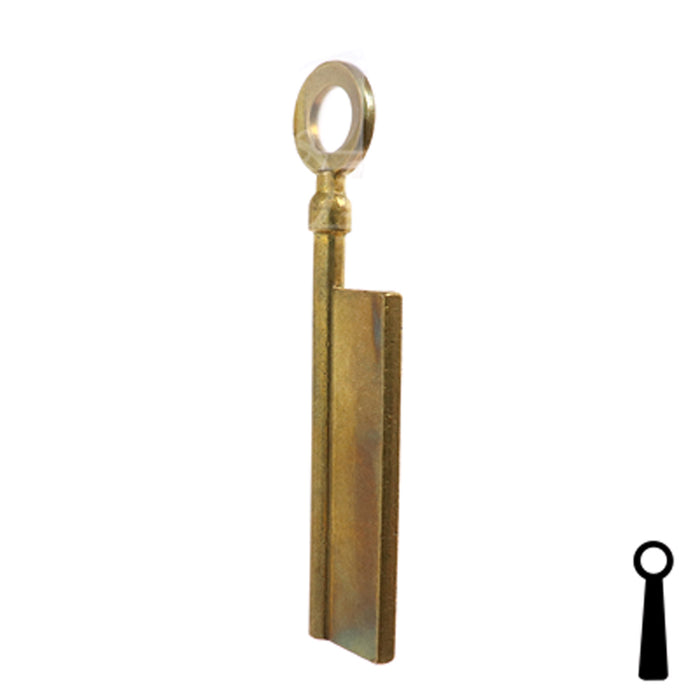 Uncut Key Blank | Barrel | BD172 Flat Steel-Bit-Tubular-Key Framon Manufacturing Company, Inc