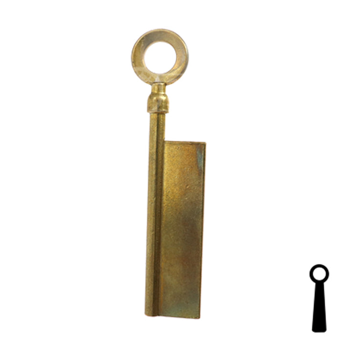 Uncut Key Blank | Barrel | BD172 Flat Steel-Bit-Tubular-Key Framon Manufacturing Company, Inc