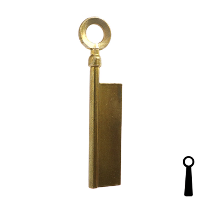 Uncut Key Blank | Barrel | BD172 Flat Steel-Bit-Tubular-Key Framon Manufacturing Company, Inc