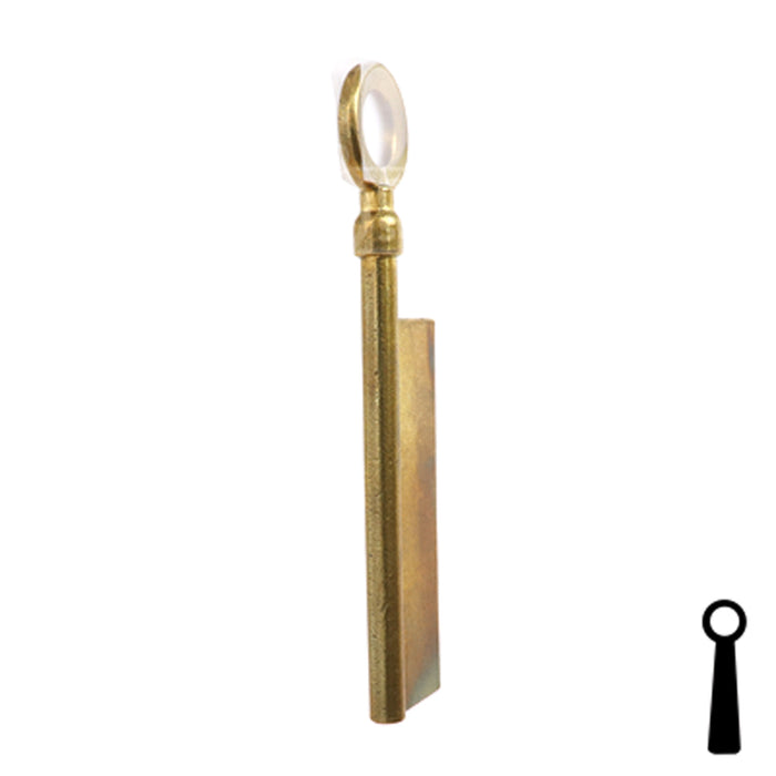 Uncut Key Blank | Barrel | BD172 Flat Steel-Bit-Tubular-Key Framon Manufacturing Company, Inc