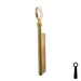 Uncut Key Blank | Barrel | BD172 Flat Steel-Bit-Tubular-Key Framon Manufacturing Company, Inc