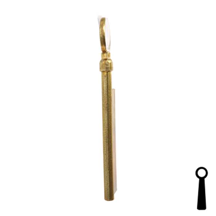 Uncut Key Blank | Barrel | BD172 Flat Steel-Bit-Tubular-Key Framon Manufacturing Company, Inc