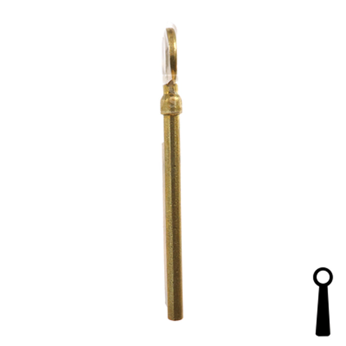 Uncut Key Blank | Barrel | BD172 Flat Steel-Bit-Tubular-Key Framon Manufacturing Company, Inc