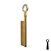 Uncut Key Blank | Barrel | BD172 Flat Steel-Bit-Tubular-Key Framon Manufacturing Company, Inc