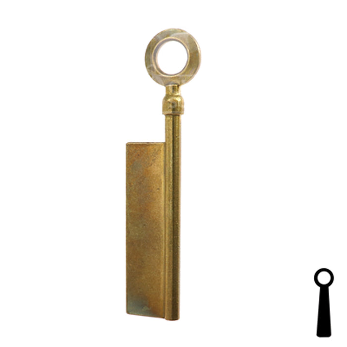 Uncut Key Blank | Barrel | BD172 Flat Steel-Bit-Tubular-Key Framon Manufacturing Company, Inc