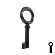 Uncut Key Blank | Barrel Key | 3F-2830 Flat Steel-Bit-Tubular-Key Ilco