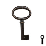 Uncut Key Blank | Barrel Key | 3F-2830 Flat Steel-Bit-Tubular-Key Ilco