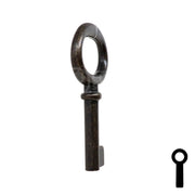 Uncut Key Blank | Barrel Key | 3F-2830 Flat Steel-Bit-Tubular-Key Ilco