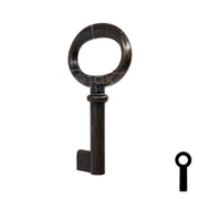 Uncut Key Blank | Barrel Key | 3F-2830 Flat Steel-Bit-Tubular-Key Ilco