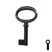Uncut Key Blank | Barrel Key | 3F-2830 Flat Steel-Bit-Tubular-Key Ilco