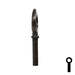 Uncut Key Blank | Barrel Key | 3F-2830 Flat Steel-Bit-Tubular-Key Ilco