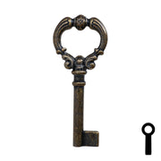 Uncut Key Blank | Barrel Key | 3F-4935 Flat Steel-Bit-Tubular-Key Ilco