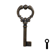 Uncut Key Blank | Barrel Key | 3F-4935 Flat Steel-Bit-Tubular-Key Ilco