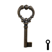 Uncut Key Blank | Barrel Key | 3F-4935 Flat Steel-Bit-Tubular-Key Ilco