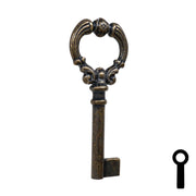 Uncut Key Blank | Barrel Key | 3F-4935 Flat Steel-Bit-Tubular-Key Ilco