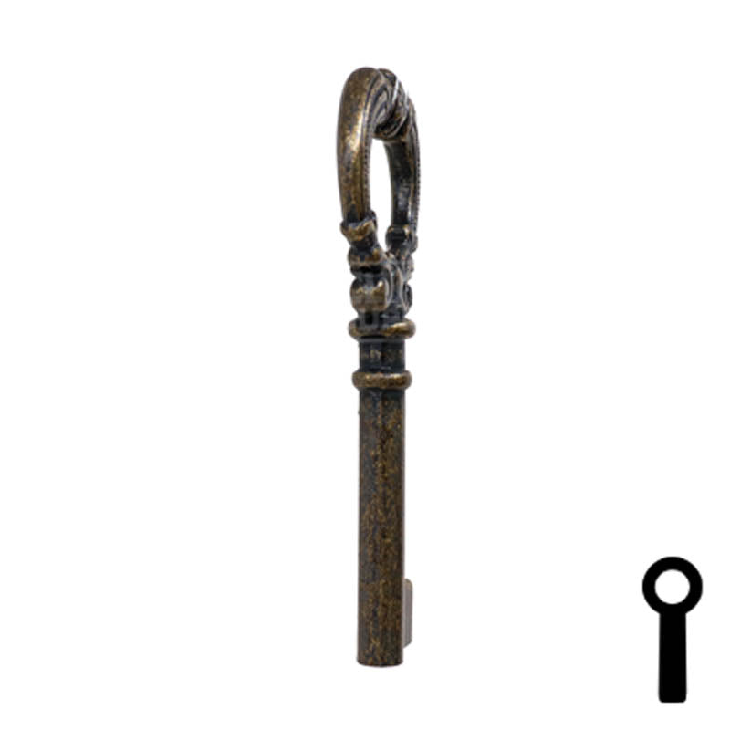 Uncut Key Blank | Barrel Key | 3F-4935 Flat Steel-Bit-Tubular-Key Ilco