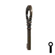 Uncut Key Blank | Barrel Key | 3F-4935 Flat Steel-Bit-Tubular-Key Ilco