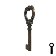 Uncut Key Blank | Barrel Key | 3F-4935 Flat Steel-Bit-Tubular-Key Ilco