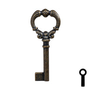 Uncut Key Blank | Barrel Key | 3F-4935 Flat Steel-Bit-Tubular-Key Ilco