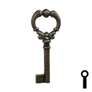 Uncut Key Blank | Barrel Key | 3F-4935 Flat Steel-Bit-Tubular-Key Ilco