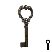 Uncut Key Blank | Barrel Key | 3F-4935 Flat Steel-Bit-Tubular-Key Ilco