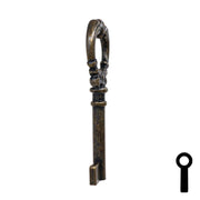 Uncut Key Blank | Barrel Key | 3F-4935 Flat Steel-Bit-Tubular-Key Ilco