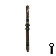 Uncut Key Blank | Barrel Key | 3F-4935 Flat Steel-Bit-Tubular-Key Ilco