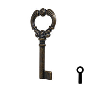Uncut Key Blank | Barrel Key | 3F-4935 Flat Steel-Bit-Tubular-Key Ilco