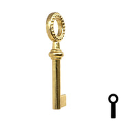 Uncut Key Blank | Barrel Key | 3F-7435 Flat Steel-Bit-Tubular-Key Ilco