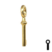 Uncut Key Blank | Barrel Key | 3F-7435 Flat Steel-Bit-Tubular-Key Ilco