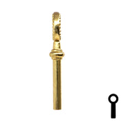Uncut Key Blank | Barrel Key | 3F-7435 Flat Steel-Bit-Tubular-Key Ilco