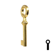 Uncut Key Blank | Barrel Key | 3F-7435 Flat Steel-Bit-Tubular-Key Ilco