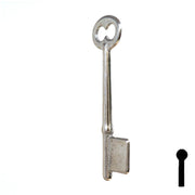 Uncut Key Blank | Bit | 19B Flat Steel-Bit-Tubular-Key Ilco
