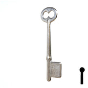 Uncut Key Blank | Bit | 19B Flat Steel-Bit-Tubular-Key Ilco