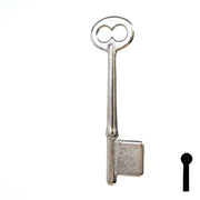Uncut Key Blank | Bit | 19B Flat Steel-Bit-Tubular-Key Ilco