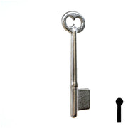 Uncut Key Blank | Bit | 19B Flat Steel-Bit-Tubular-Key Ilco